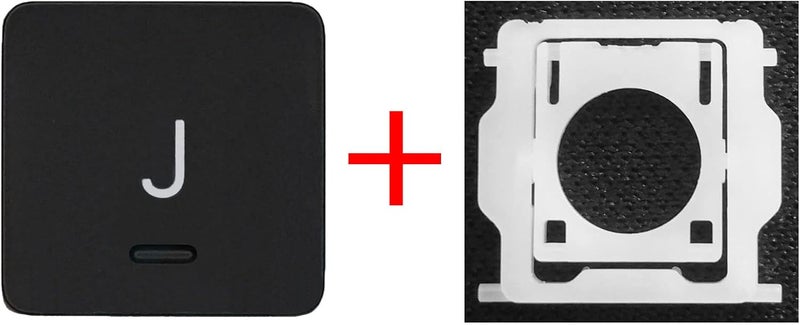 GRMTRV Replacement Individual Key Cap Hinge for MacBook Air 13'' 15'' M3 M4 A3113 A3114 A3240 A3241, 14'' 16'' Pro/Max M4 A3185 A3186 A3401 A3112 A3403 2024-2025 (J) - Image 4